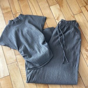 Zara Two Piece Scrunch Lounge Set